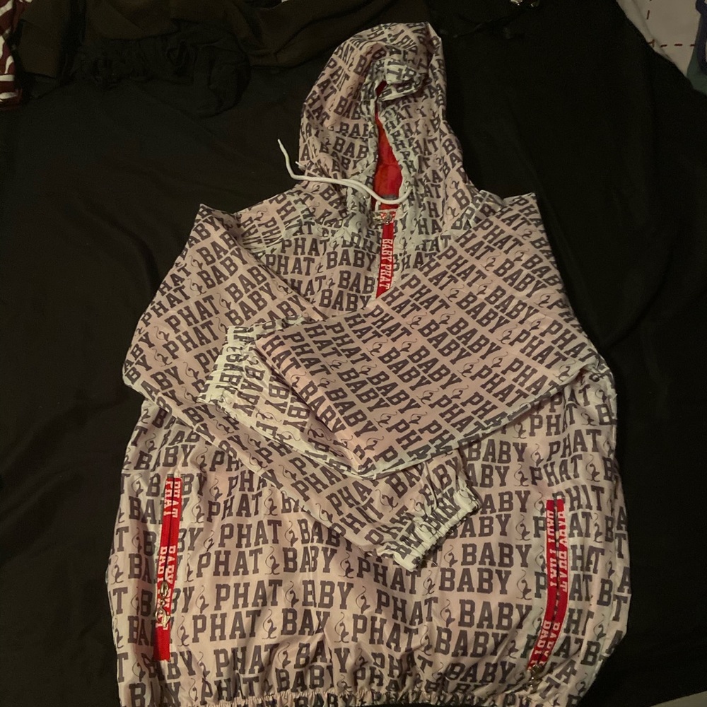 Baby Phat windbreaker hoodie